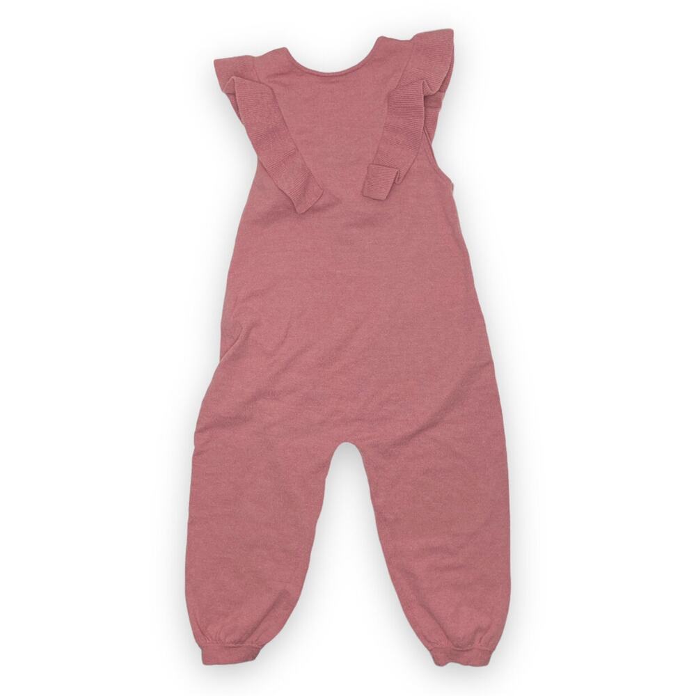 NWT Zara Ruffle Sleeve Sweater Jumpsuit 3/4
